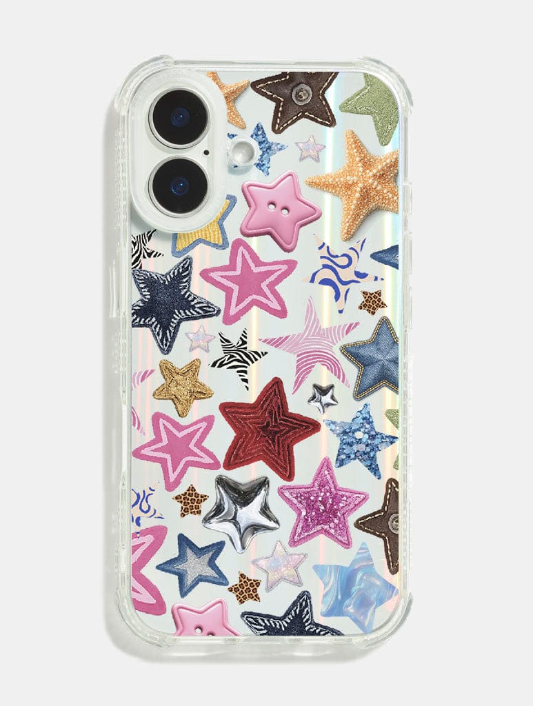 Scrapbook Stars Shock iPhone Case Phone Cases Skinnydip London