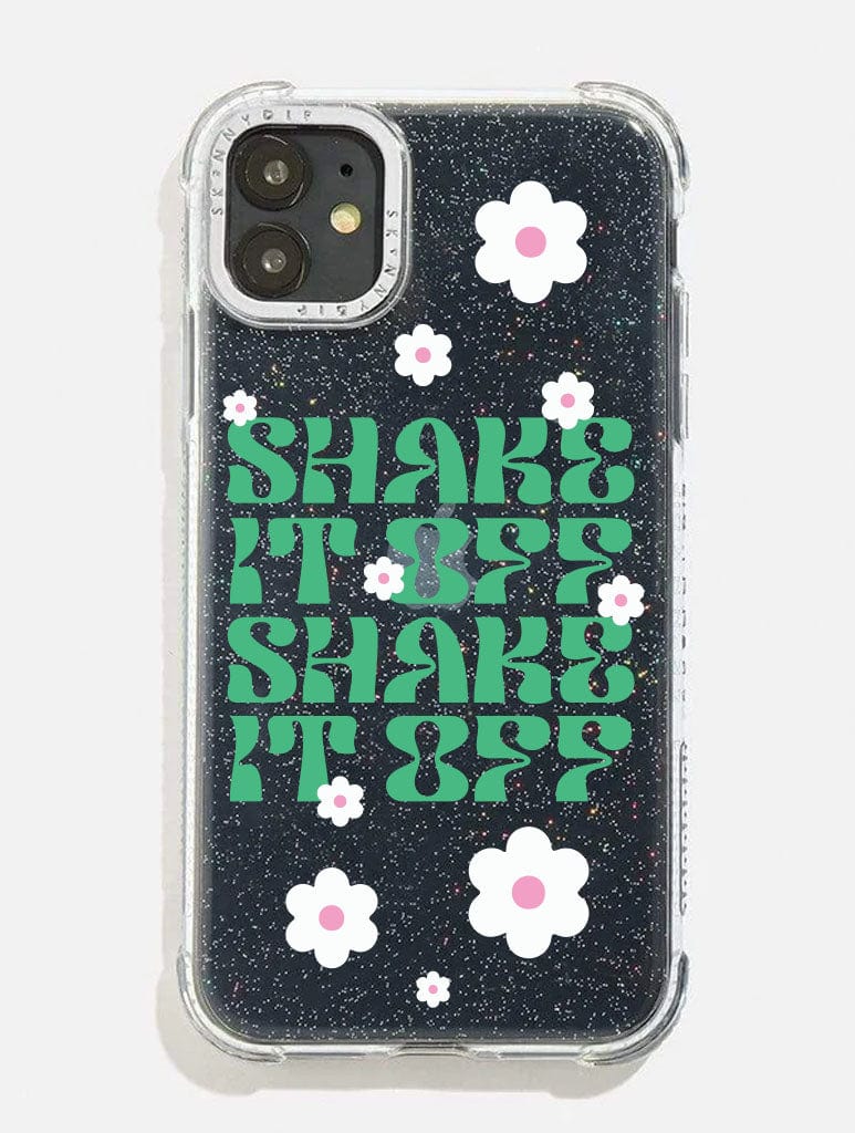 Shake It Off Glitter Shock iPhone Case Phone Cases Skinnydip London