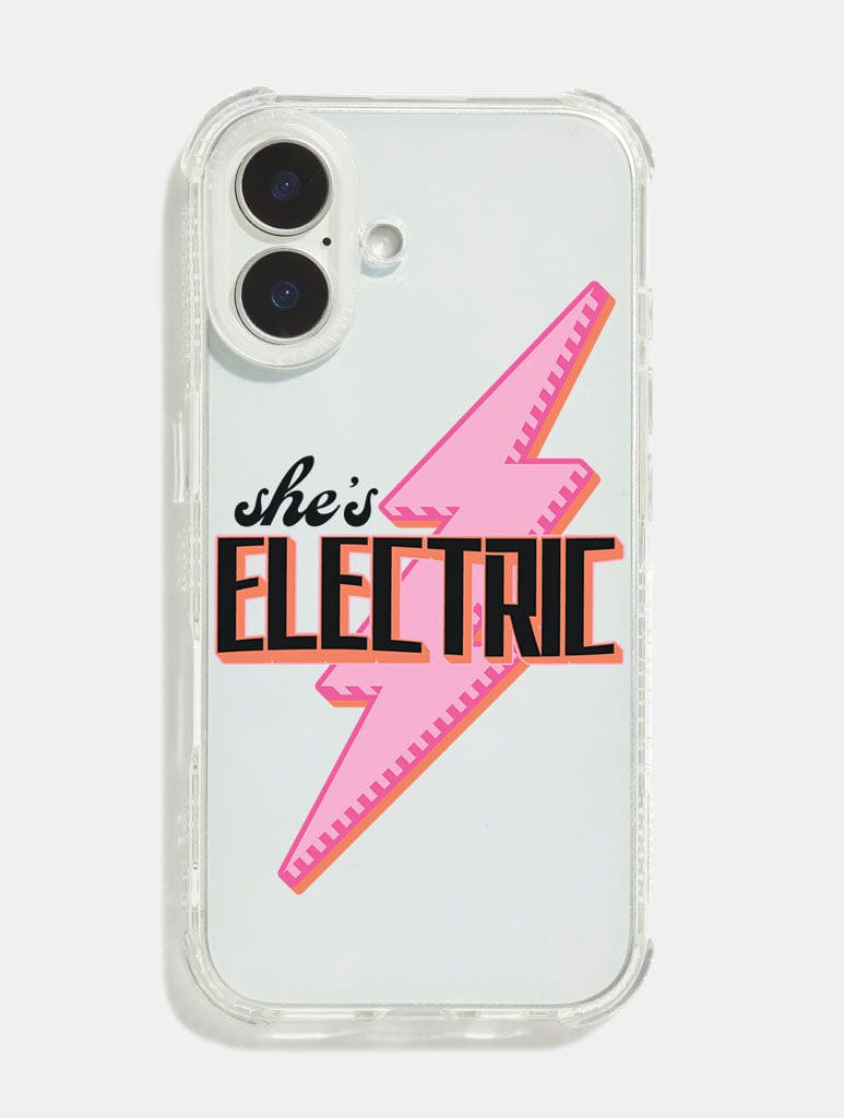 She's Electric Shock iPhone Case Phone Cases Skinnydip London