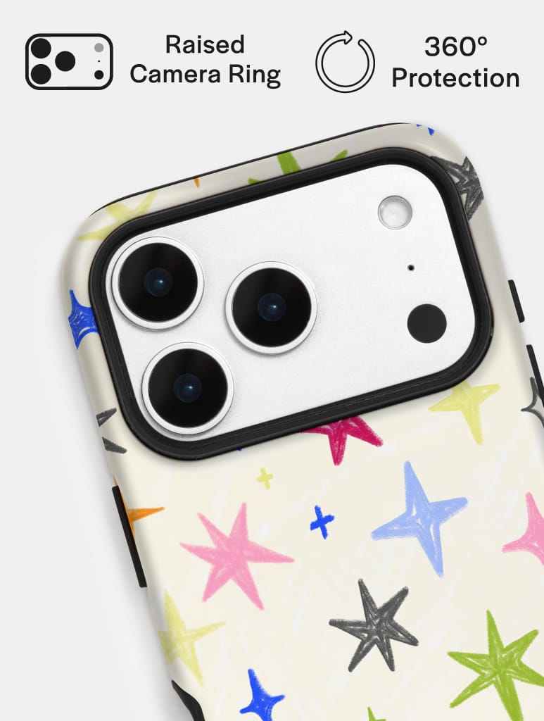 Sketchy Star Ultra Protective iPhone Case Phone Cases Skinnydip London