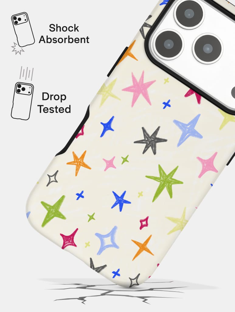Sketchy Star Ultra Protective iPhone Case Phone Cases Skinnydip London