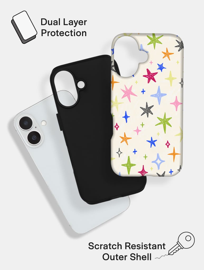 Sketchy Star Ultra Protective iPhone Case Phone Cases Skinnydip London
