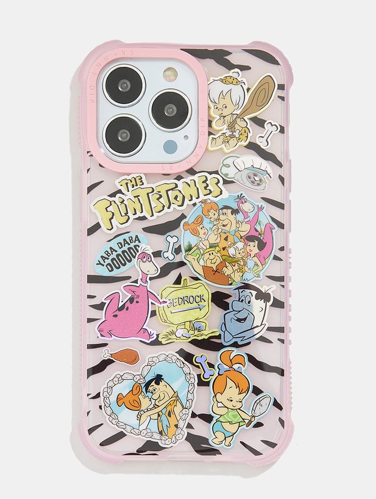 Skinnydip x Flintstones Sticker Shock iPhone Case Phone Cases Skinnydip London