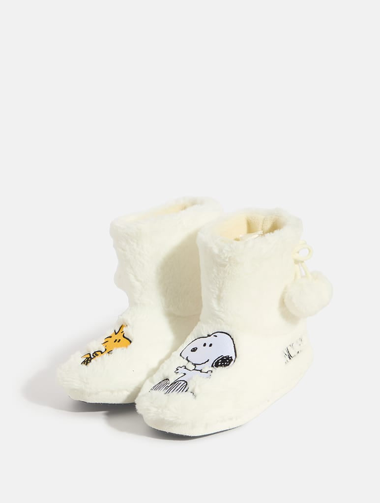 Snoopy Boot Slippers Lingerie & Nightwear Skinnydip London