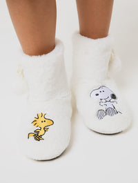 Snoopy Boot Slippers Lingerie & Nightwear Skinnydip London