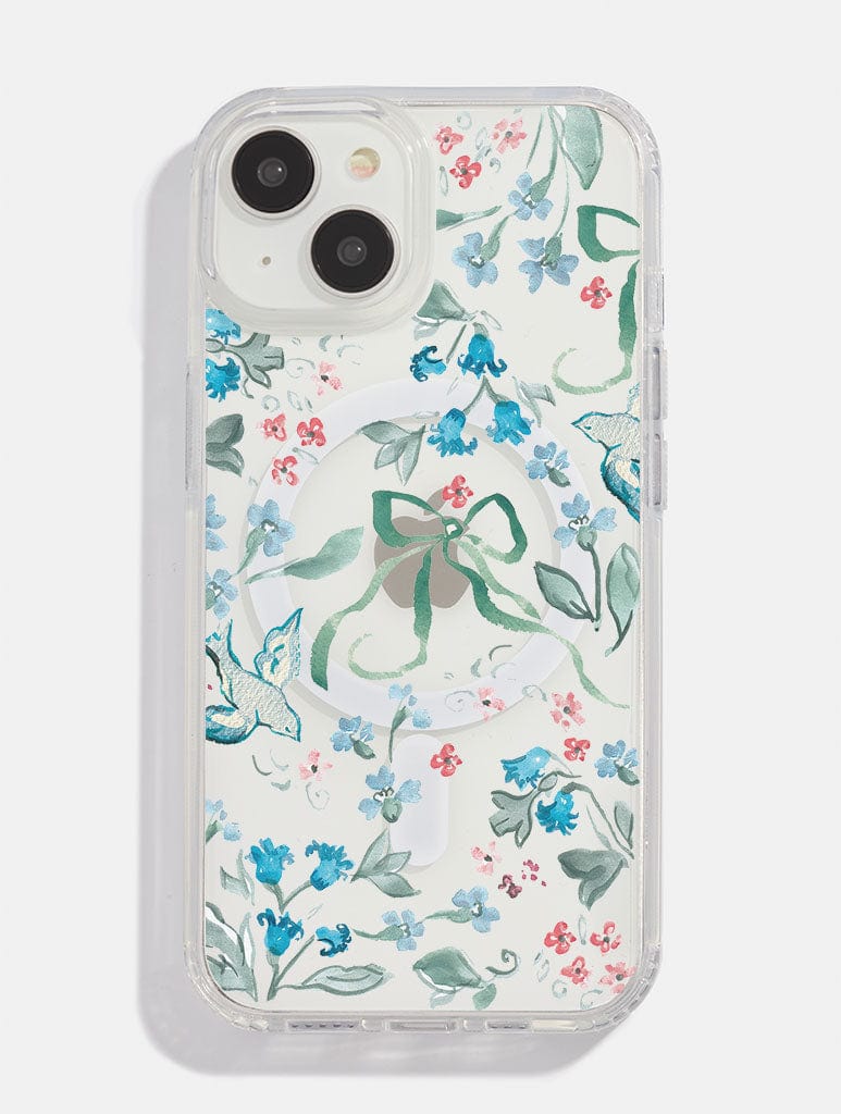 Sophie Amelia Creates x Skinnydip Blue & Coral Meadow MagSafe iPhone Case Phone Cases Skinnydip London