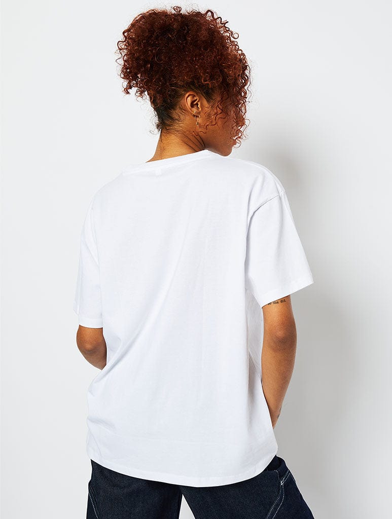 Sorry For What I Said White T-Shirt Tops & T-Shirts Skinnydip London