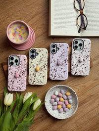 Speckled Egg Beige Ultra Protective iPhone Case Phone Cases Skinnydip London