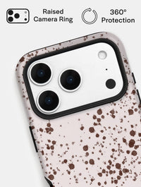 Speckled Egg Beige Ultra Protective iPhone Case Phone Cases Skinnydip London
