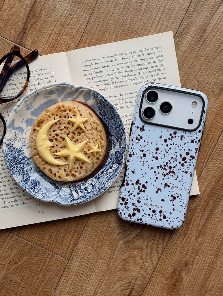 Speckled Egg Blue Ultra Protective iPhone Case Phone Cases Skinnydip London