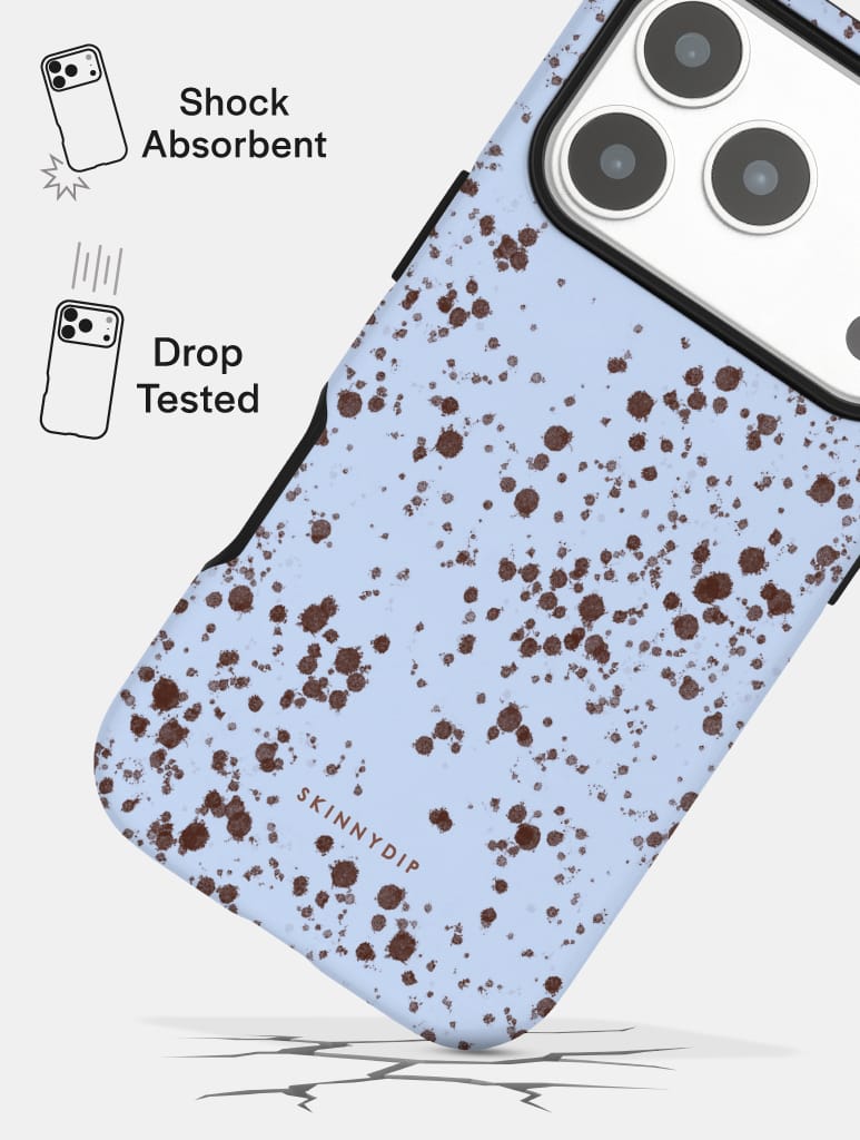 Speckled Egg Blue Ultra Protective iPhone Case Phone Cases Skinnydip London