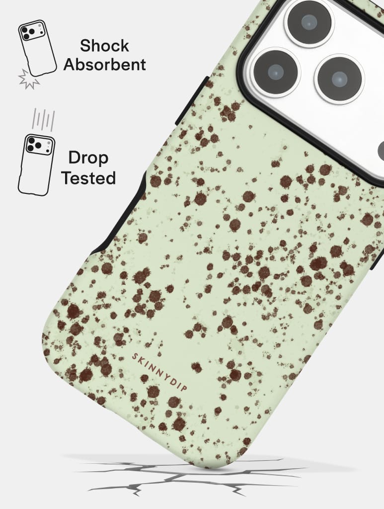 Speckled Egg Green Ultra Protective iPhone Case Phone Cases Skinnydip London