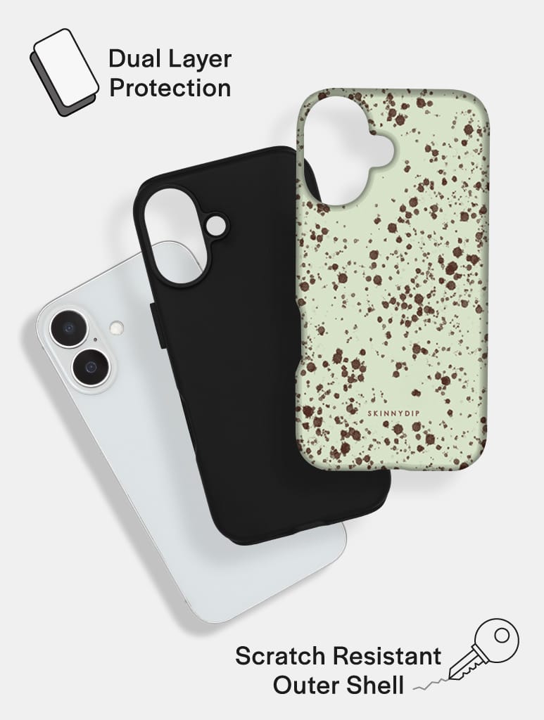 Speckled Egg Green Ultra Protective iPhone Case Phone Cases Skinnydip London