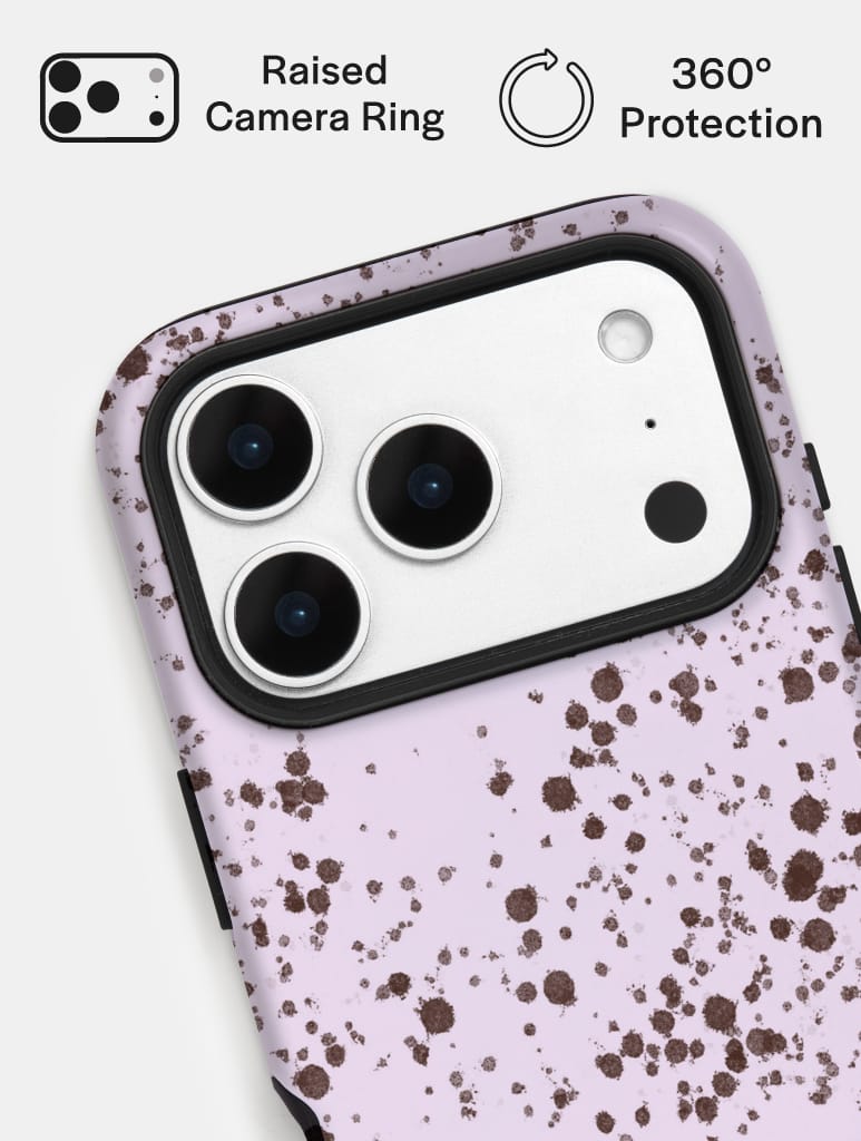 Speckled Egg Lilac Ultra Protective iPhone Case Phone Cases Skinnydip London