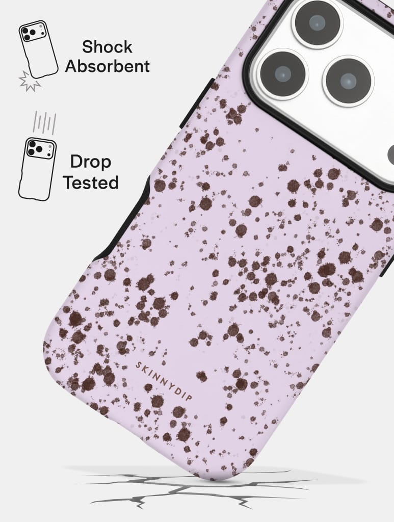 Speckled Egg Lilac Ultra Protective iPhone Case Phone Cases Skinnydip London