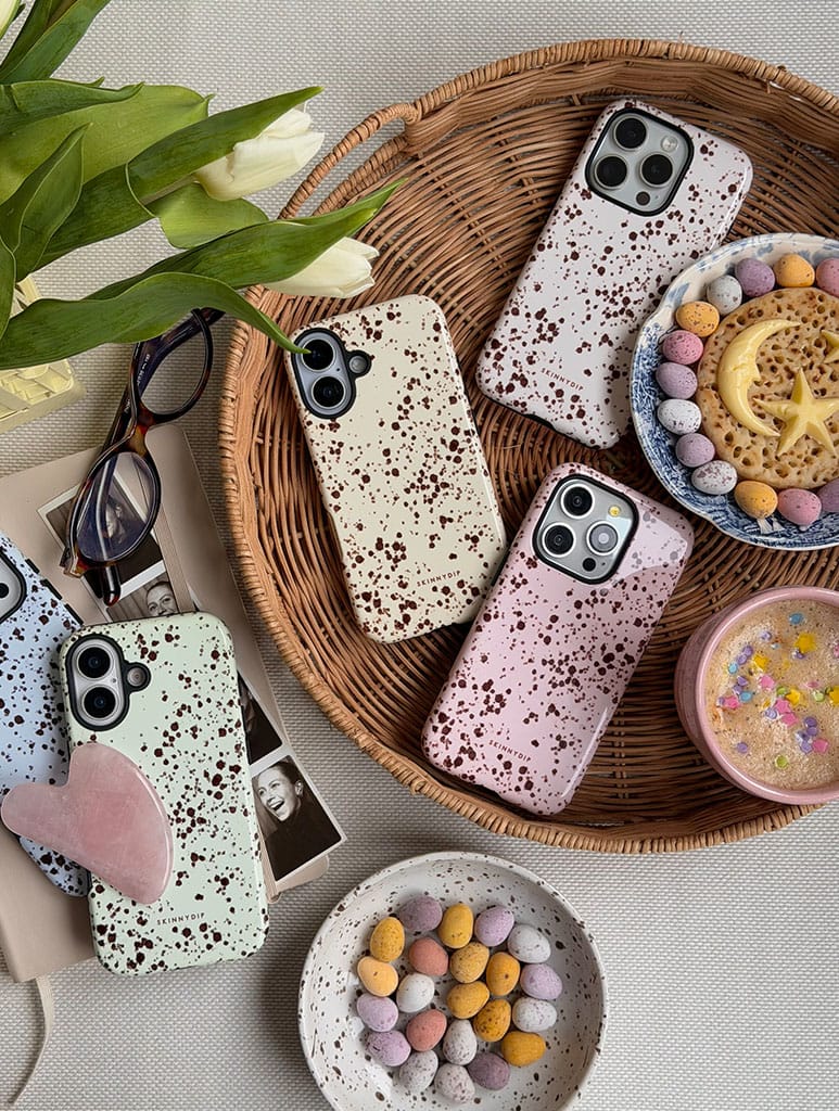 Speckled Egg Yellow Ultra Protective iPhone Case Phone Cases Skinnydip London