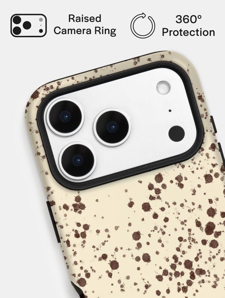 Speckled Egg Yellow Ultra Protective iPhone Case Phone Cases Skinnydip London