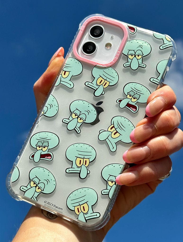 SpongeBob x Skinnydip Squidward Repeat Shock iPhone Case Phone Cases Skinnydip London
