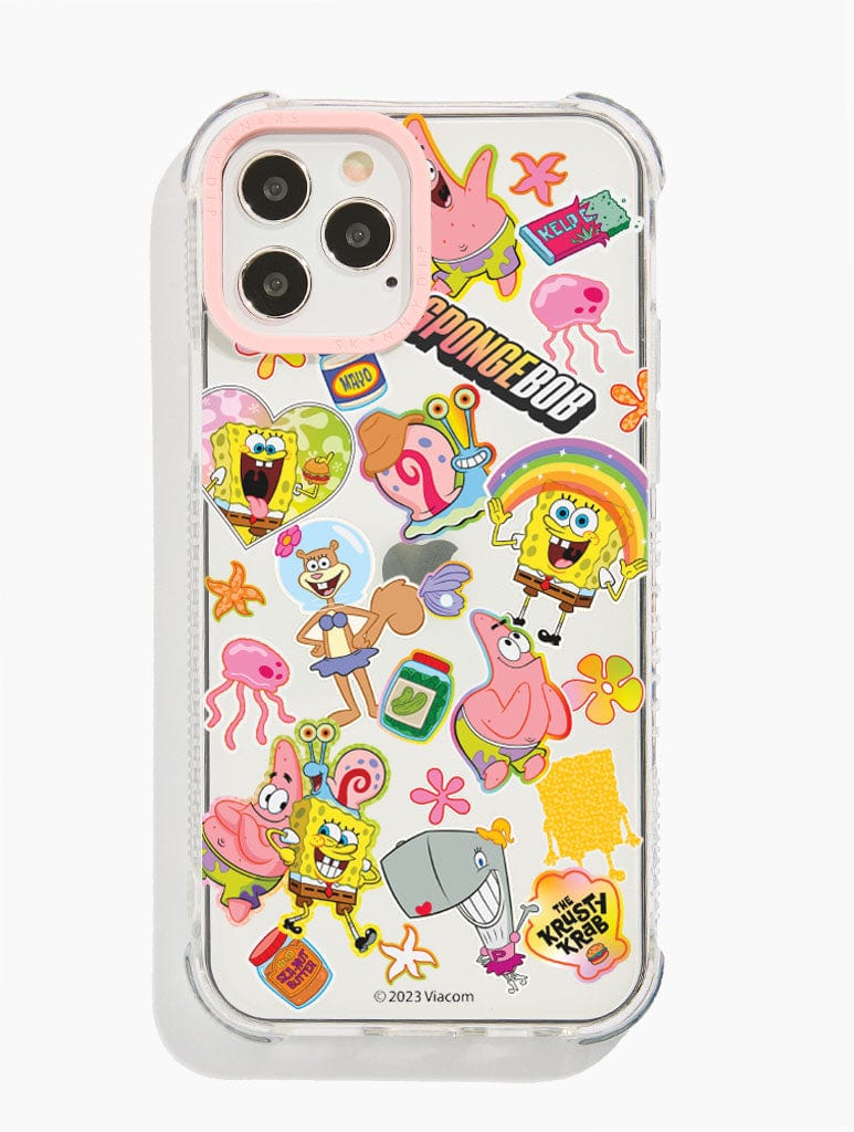 SpongeBob x Skinnydip Sticker Shock iPhone Case Phone Cases Skinnydip London