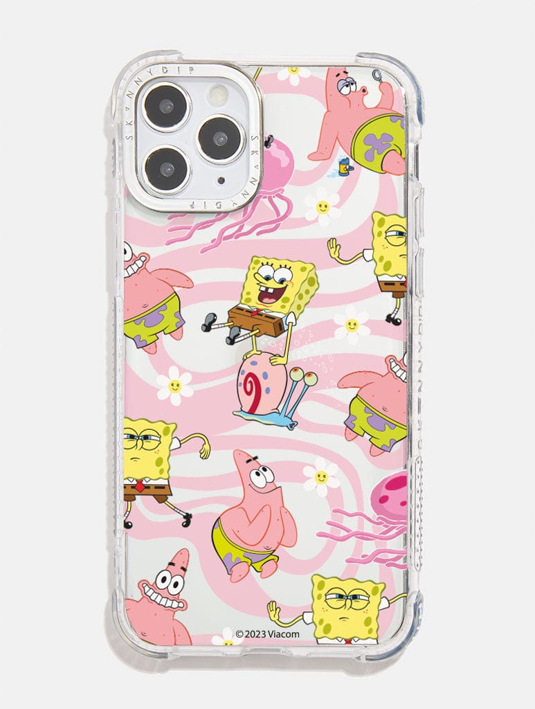 SpongeBob x Skinnydip Swirl Shock iPhone Case Phone Cases Skinnydip London