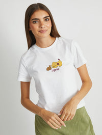 Spot The Dog Baby T-Shirt In White Tops & T-Shirts Skinnydip London