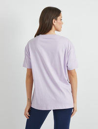 Spring Flower Market T-Shirt In Lilac Tops & T-Shirts Skinnydip London
