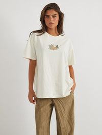 Spring Has Sprung T-Shirt In White Tops & T-Shirts Skinnydip London