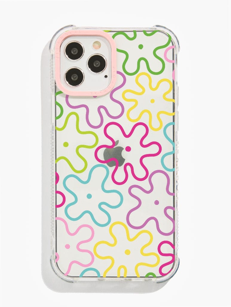 Squiggle Flower Shock iPhone Case Phone Cases Skinnydip London
