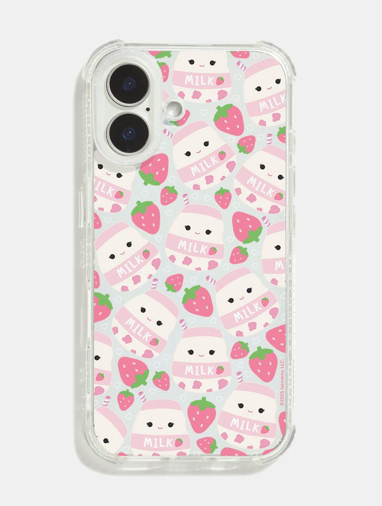 Squishmallows Strawberry Milk Shock iPhone Case Phone Cases Skinnydip London