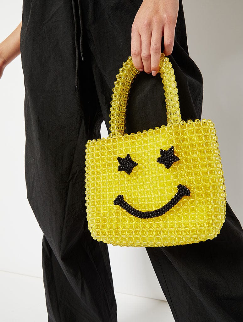 Star Smize Yellow Beaded Bag Bags Skinnydip London