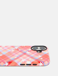 Starry Tartan Autumn Tones Ultra Protective iPhone Case Phone Cases Skinnydip London