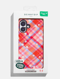 Starry Tartan Autumn Tones Ultra Protective iPhone Case Phone Cases Skinnydip London