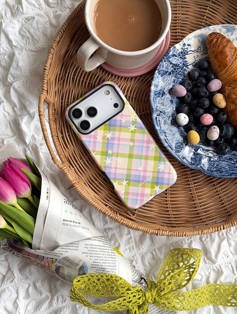 Starry Tartan Spring Spirit Ultra Protective iPhone Case Phone Cases Skinnydip London