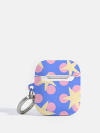 Stars and Spots Pink Yellow and Blue AirPods Case AirPods Cases Skinnydip London