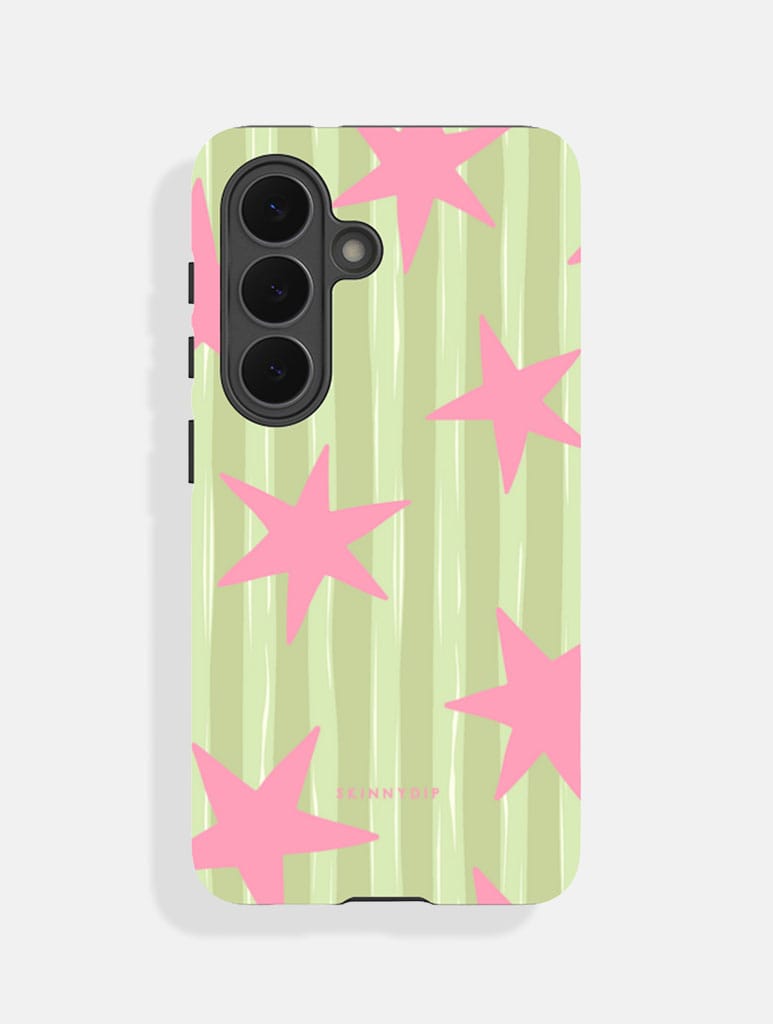 Stars and Stripes Matcha and Pink Ultra Protective Samsung Case Phone Cases Skinnydip London
