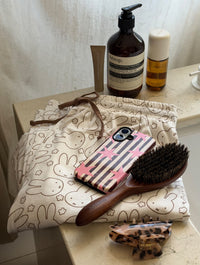 Stars and Stripes Pink And Brown Ultra Protective iPhone Case Phone Cases Skinnydip London