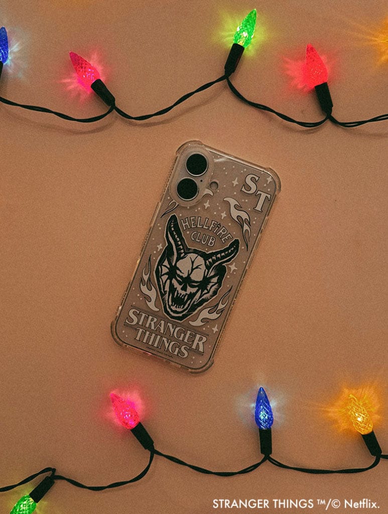 Stranger Things x Skinnydip Hellfire Club Shock iPhone Case Phone Cases Skinnydip London