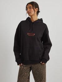 Stranger Things x Skinnydip Hoodie In Black Hoodies & Sweatshirts Skinnydip London