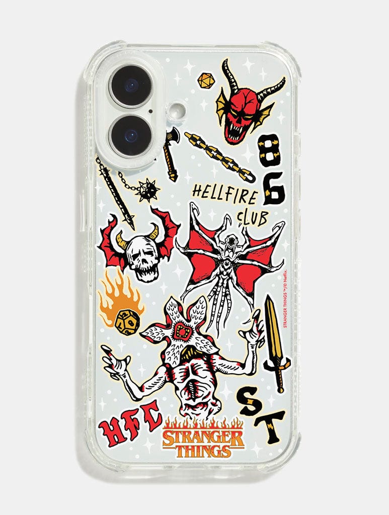 Stranger Things x Skinnydip Sticker Shock iPhone Case Phone Cases Skinnydip London
