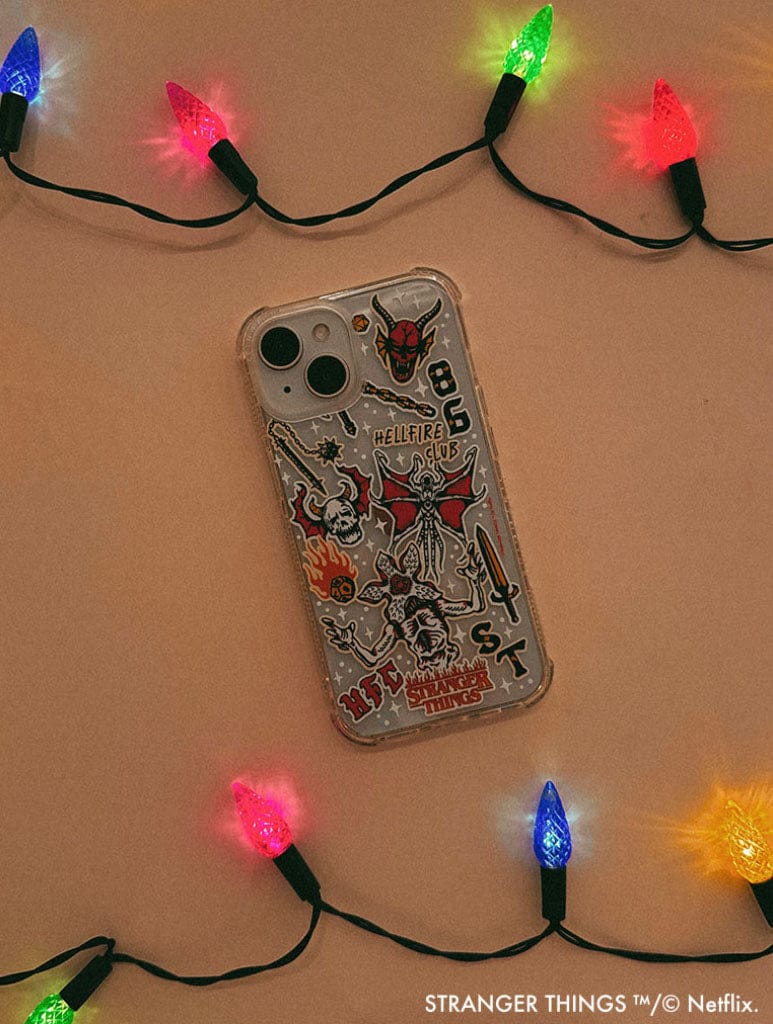 Stranger Things x Skinnydip Sticker Shock iPhone Case Phone Cases Skinnydip London