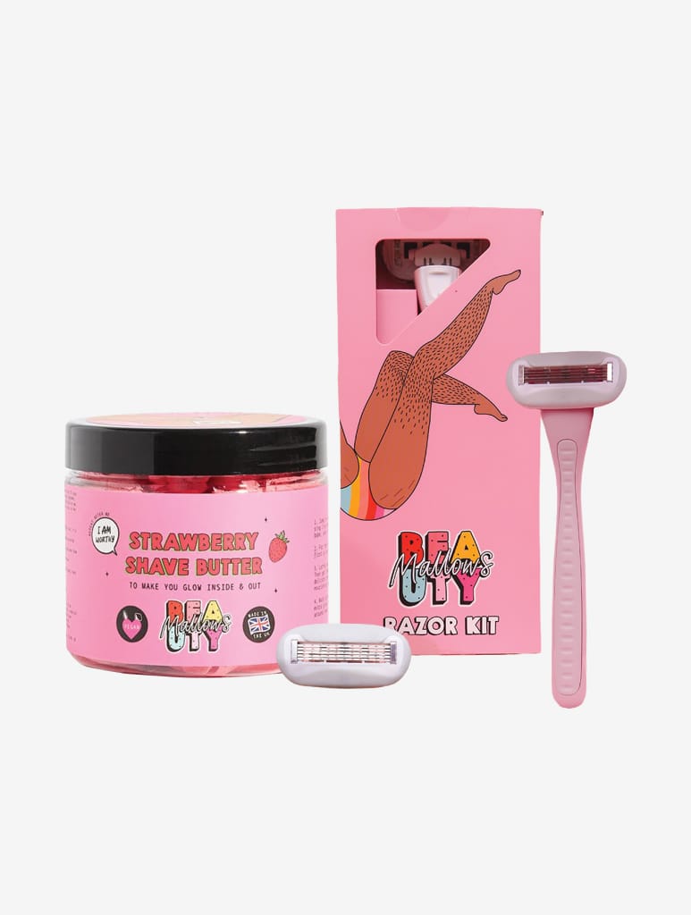 Strawberry Razor Saver Bundle Beauty Gift Sets Mallows Beauty