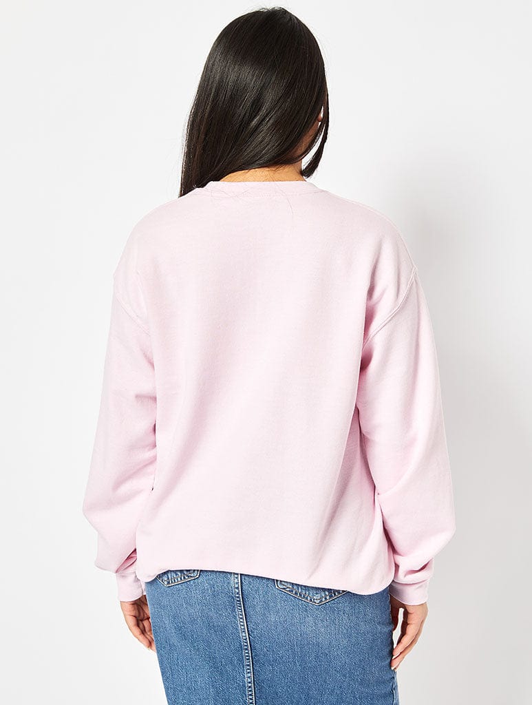 Strawberry Shortcake Sweatshirt In Pink Hoodies & Sweatshirts Skinnydip London