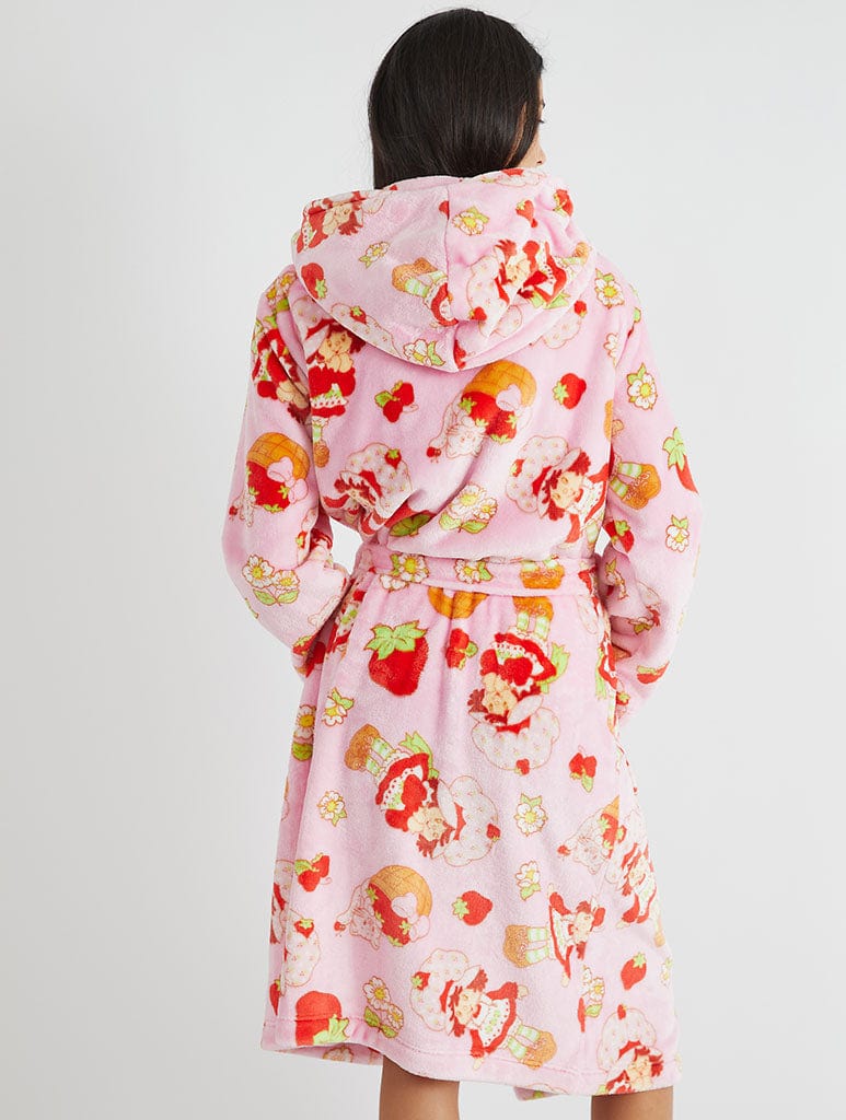 Strawberry Shortcake x Skinnydip Pink Dressing Gown Lingerie & Nightwear Skinnydip London