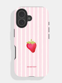 Strawberry Stripe Ultra Protective iPhone Case Phone Cases Skinnydip London