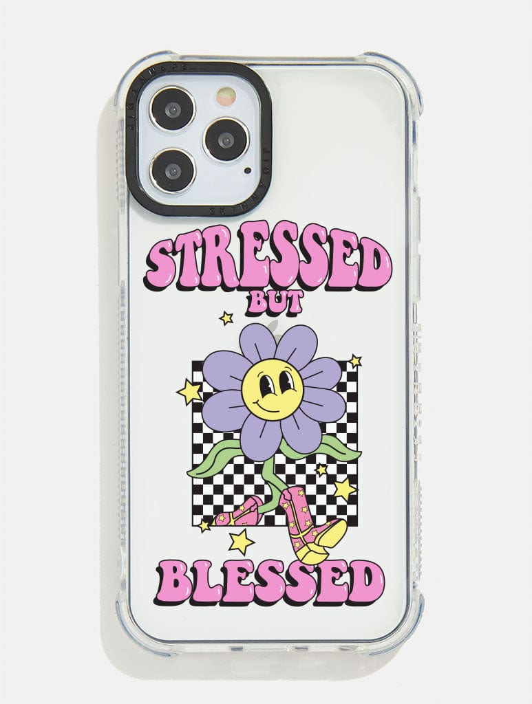 Stressed but Blessed Shock iPhone Case Phone Cases Skinnydip London