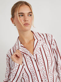 Stripe Bow Pyjama Set Lingerie & Nightwear Skinnydip London