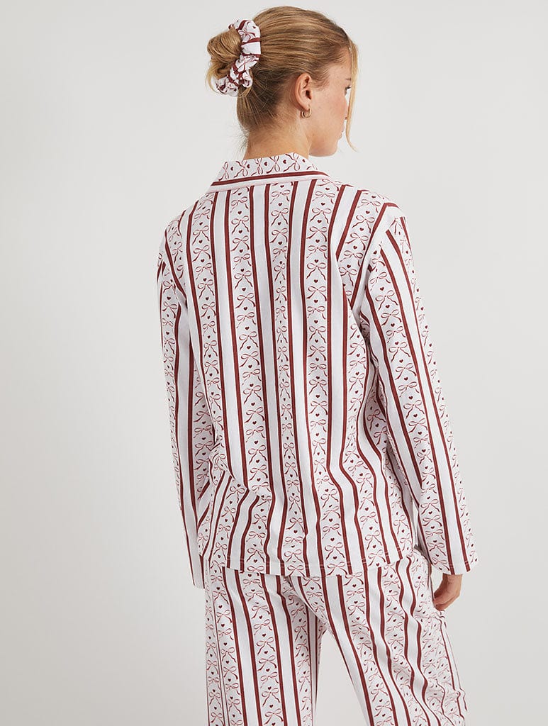 Stripe Bow Pyjama Set Lingerie & Nightwear Skinnydip London