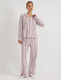 Stripe Bow Pyjama Set Lingerie & Nightwear Skinnydip London