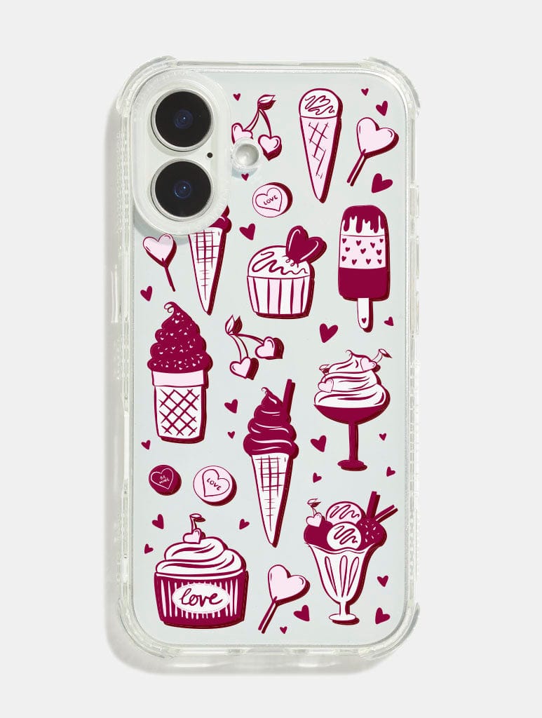 Sundae Kind Of Love Shock iPhone Case Phone Cases Skinnydip London