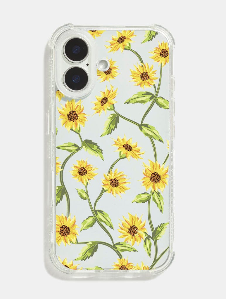 Sunflower Vine Shock iPhone Case Phone Cases Skinnydip London